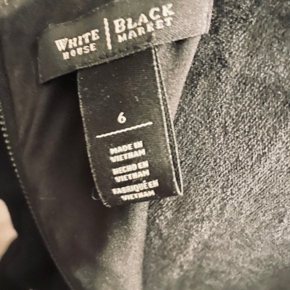 WHBM Mock Neck Detail Sheath Dress - Picture 3 of 3